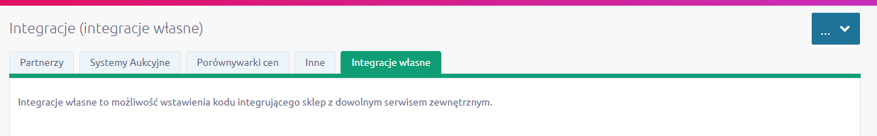 integracje własne shoper