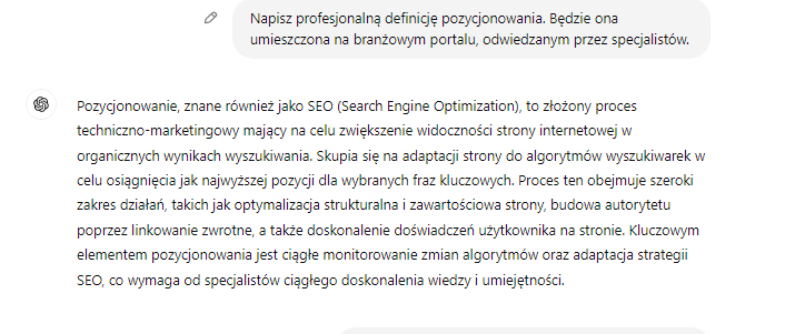 Content a ai: profesjonalna definicja pozycjonowania