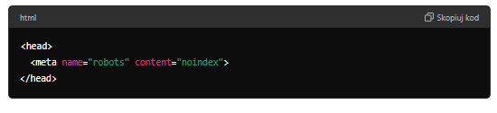 noindex, noindex html