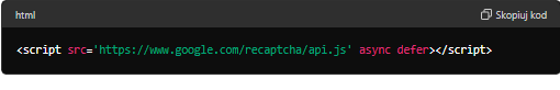  reCAPTCHA,  reCAPTCHA jak włączyć 