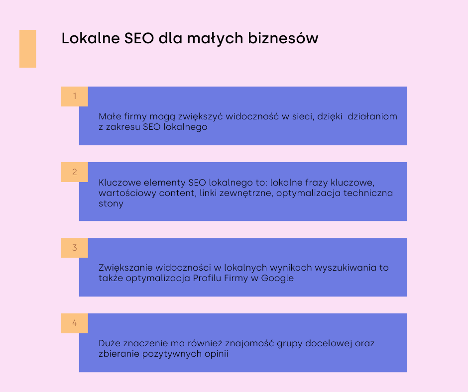 Lokalne SEO dla małych biznesów