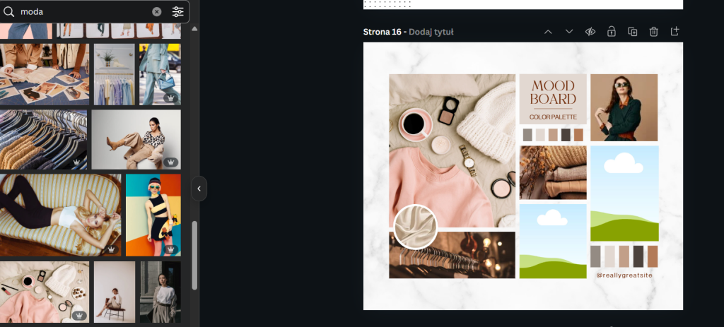 jak zrobić moodboard
